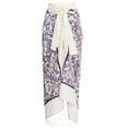 thumbnail image 4 of CAICJ98 Maillot de Bain Femmes 2 Pièces Licol Haut et Mini Jupe Maillots de Bain Set Violet, M, 4 of 4