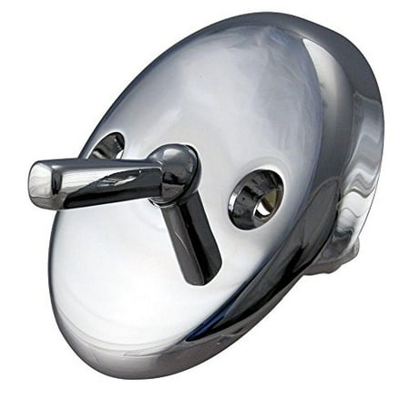 Westbrass WB792Z-NS Trip Lever Overflow Faceplate, Less Screws, in Polished C...