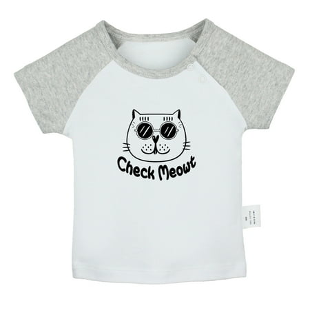 

Check Meowt Funny T shirt For Baby Newborn Babies T-shirts Infant Tops 0-24M Kids Graphic Tees Clothing (Short Gray Raglan T-shirt 6-12 Months)