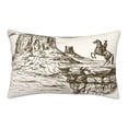 thumbnail image 3 of Salouo Western Desert Cowboys 1 Print Print Pillow Case Cover,Wrinkle-Free Bed Pillow Cover Pack of 1 Home Decor Fade-Resistant and Stain-Resistant ,Pillows Not Included -20"x30", 3 of 8