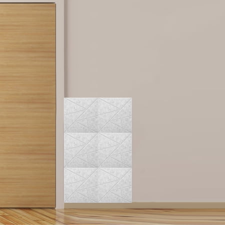 Milisten Light Grey SelfAdhesive Acoustic Foam Panels for Studio Noise Reduction and Soundproofing 6pcs