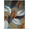 thumbnail image 3 of Allstar Rugs Allstar Modern Abstract Leaves Design Rug Beige 7' 0" x 5' 2" 5' x 8', 3 of 5