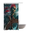 thumbnail image 2 of ARTJIA Pirate Waterproof Polyester Bathroom Shower Curtain 66x72 Inches, 2 of 2