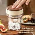 thumbnail image 5 of Travel Coffee Tumbler with Detachable Ice Molds, Leakproof Lid and Sleeve, 1 Cup Capacity, Non-Plastic Drink Cup for Iced Coffee, Cold Brew, Mocha, 5 of 5