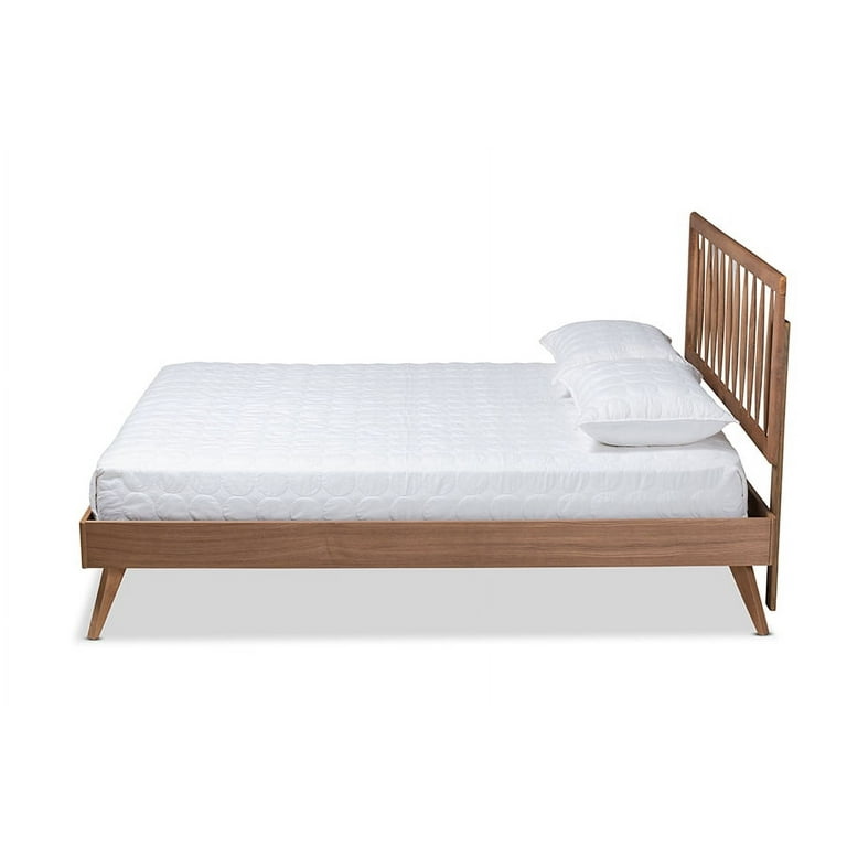 Baxton Studio Toru Mid-Century Modern Ash Walnut Finished Wood Full Size Platform Bed Baxton Studio Toru Mid-Century Modern Ash Walnut Finished Wood Full Size Platform Bed