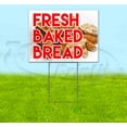 thumbnail image 1 of Fresh Baked Bread (18" x 24") Yard Sign, Includes Metal Step Stake, 1 of 6