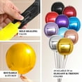 thumbnail image 4 of Efavormart 2 Pack 14" Blue Aluminum Foil Round Sphere Balloon Wholesale 4D  Mylar Balloons, 4 of 10