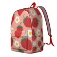 thumbnail image 2 of Stylish Boho Chest Bag with Strawberry and Floral Print – Vibrant Red Berries Pattern, Sweet and Artistic Design for Women, 2 of 5