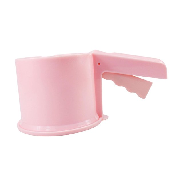 Taza de mano Sunnimix herramienta de cocina para hornear malla de acero inoxidable 350ml rosado