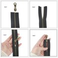 thumbnail image 3 of Bobina de nailon Zipper Leekayer #5, color plateado metalizado, 10 m, con 25 deslizadores, 3 of 8