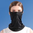 thumbnail image 4 of Bufanda de ciclismo para mujer protector solar para la oreja protección Ehuebsd UV para correr al aire libre deportes bicicleta Bandana, 4 of 6