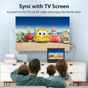 17.9 Portable DVD Player-With 15.6 HD Swivel Screen,, 6 Hours Rechargeable Battery, Support CD/DVD/USB/SD Card/Sync TV,Car Charger