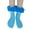 Blue, variant on Womens Fluffy Fuzzy Plush Sleeping Socks Thick Cozy Casual Sleep Comfy Purple Winter Warm Slipper Socks