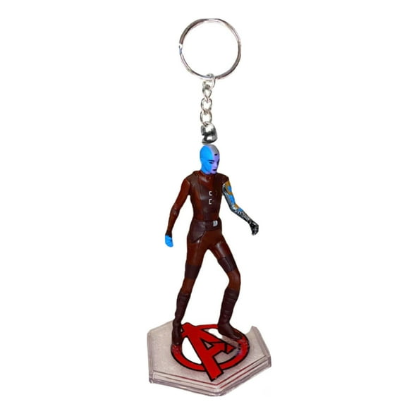 Guardians Galaxy Nebula Key Ring Keychain Figurine Charm Marvel Infinity Figure