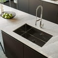thumbnail image 4 of TORVA 32”x19”x10” Undermount Kitchen Sink Nano Coating 16 Gauge RV Wet Bar Sinks Gunmetal Dark Gray, 4 of 8