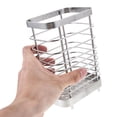 thumbnail image 5 of DINHEAROM 1Pack Silver Cylindrical Chopstick Holder Stainless Steel Water Draining Storage Kitchen Utensils, 5 of 7