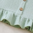 thumbnail image 6 of TOWED22 Toddler Baby Infant 2 Piece Adorable Outfits Sleeveless Tank Tops and Shorts Cute Sets Girls Summer Clothing Casual(Green,18-24 M), 6 of 8