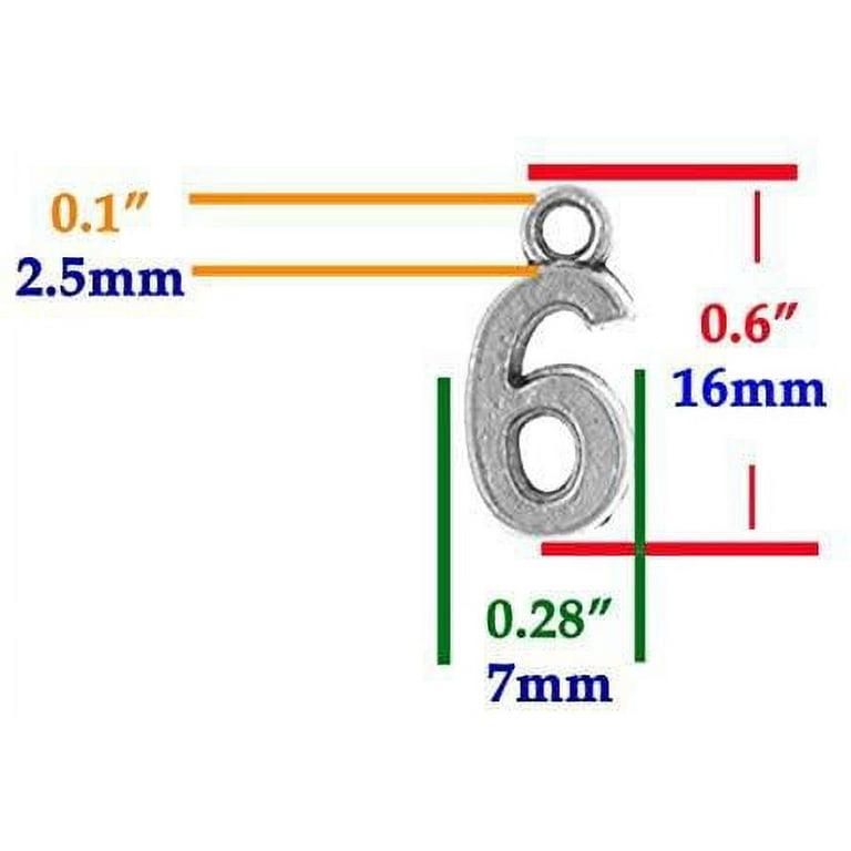 Number charms on sale for chains