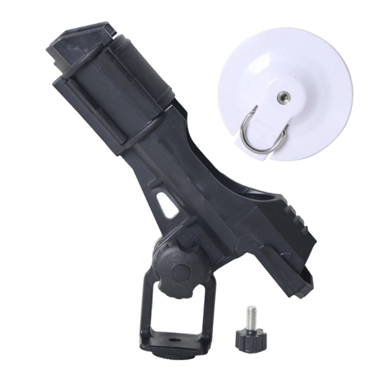 Miulika Fishing Rod Holder Adjustable Fishing Pole Holder Inflatable Boat Rod Mount Bracket Secure Accessories Lightweight Construction Suitable for Kayak Boa White Base
