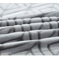 thumbnail image 4 of Harper Lane Velvet Plush Blanket Geo Grey Full/Queen, 4 of 4