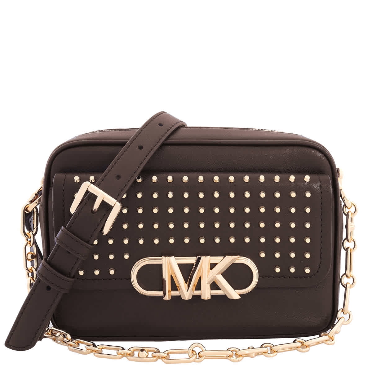 Michael Kors Bedford Legacy Extra Small Duffle Crossbody Bag Brown