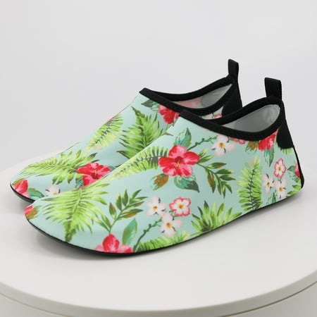 

Cathalem Men And Women Swimming Shoes Light Swimming Shoes Wading Diving Beach Shoes Women Embellished Sandals for Women Heels Mint Green 8