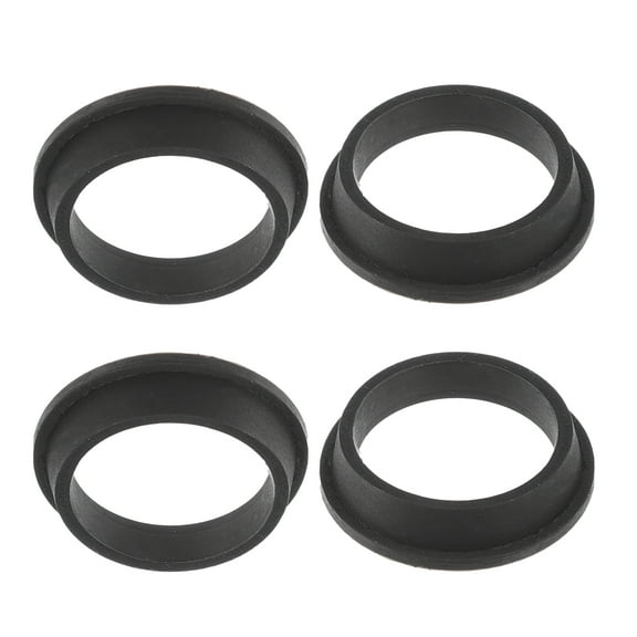 Unique Bargains Parking Sensor Seal Rear Parking Reverse Sensor Ring No.66206923000 for BMW 128i 2008-2013 Black 4 Pcs
