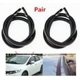 thumbnail image 2 of Phyun Pair New Black Roof Trim Molding Kit Fit For 2016-2021 Honda Civic Sedan 5-Door, 2 of 5