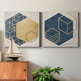 thumbnail image 4 of Geo I - Premium Gallery Wrapped Canvas - Ready to Hang Set of 2 - 40 x 40 Each, 4 of 6