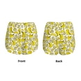 thumbnail image 5 of Lsque Banana Printed Women's Running Shorts with Liner Pockets,Elastic Quick Dry Workout Athletic Gym Yoga Shorts,Womens High Waist Shorts-Large, 5 of 9