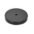 thumbnail image 4 of Uxcell 120mm 4.7inch Light Canopy Kit Wall Sconce Lamp Plate Fixture DIY Black 3Pack, 4 of 5
