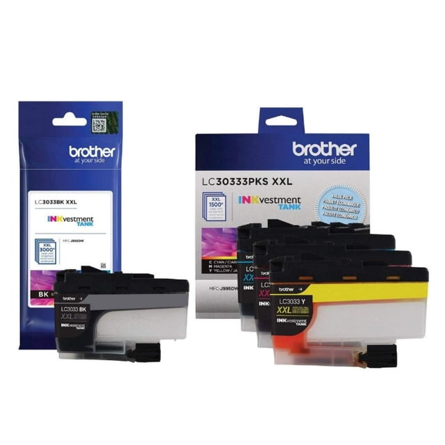 Juego de cartuchos de tinta Brother LC3033 Super High Yield