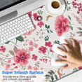 thumbnail image 2 of Long Mouse Pads for Desk,Pioneer Flower Floral Print Pattern Desk Mats on Top Of Desks, Desk Mouse Pad Extra Large with 3mm Non-Slip Base and Stitched Edge for Gaming,Office,Work,Home 47.3"x23.6", 2 of 6