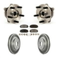 thumbnail image 1 of Transit Auto Front Hub Bearing Assembly Coated Disc Brake Rotors and Semi-Metallic Pads Kit for Car Toyota Prius Lexus CT200h Plug-In KBB-103657, 1 of 11