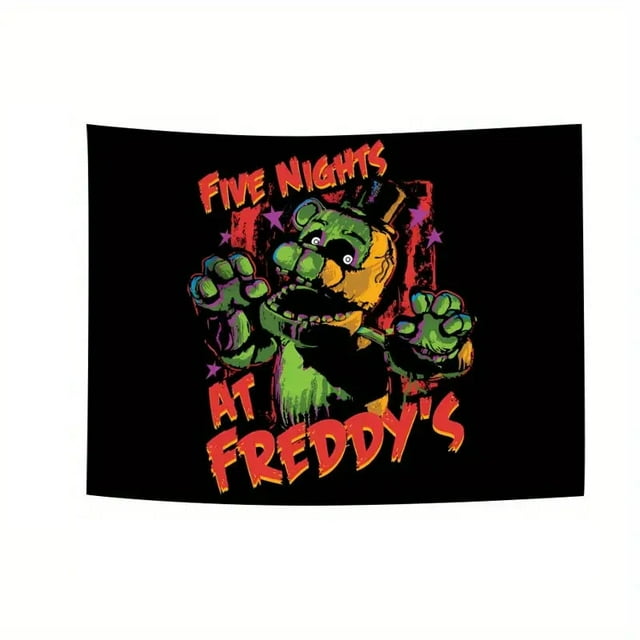 Tapiz de microtela Five Nights at Freddy's Wall de 150 x 90 cm