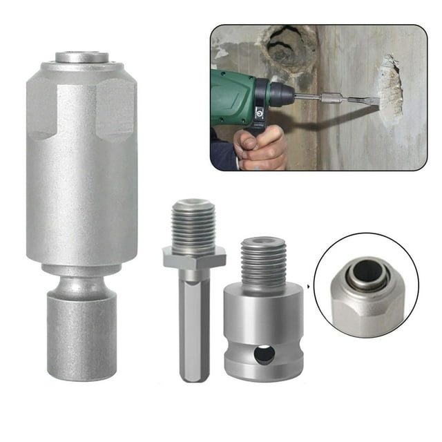 Nomeni Drill Bit SDS Max To SDS Plus Adapter High Steel SDS Max To SDS Plus Drill Converter Shank Quick Tool Portable SDS Max To SDS Plus Converter For Square/Round Shank Hammer Drill