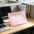 thumbnail image 3 of Mesh Zipper Pouch File Organizer A4 Waterproof Document Bag for Stationery Office Home and Travel Storage, 3 of 5