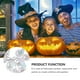 thumbnail image 4 of 1 pieza de Halloween LED fantasma forma de cabeza lámpara cadena calaveras decorativa linterna cadena, 4 of 6