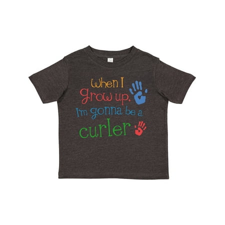 

Inktastic Future Curler Kids Curling Gift Toddler Boy or Toddler Girl T-Shirt