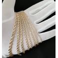 thumbnail image 2 of 14K SOLID Gold Rope Chain, Gold Rope Chain Necklace 2mm-5mm 16-26 inches, Heavy Fully Solid 14K Gold Rope Chain, 14K Gold Chain,  Men Women (Width:3mm; Necklace length:16;), 2 of 5