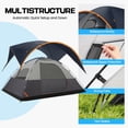 thumbnail image 6 of SANOPY 6-8 Person Instant Camping Tent with Removable Rainfly, Auto Setup Pop Up Tent for Family Outdoor ,Hiking,Traveling with Carry Bag, Dark Blue, 6 of 10