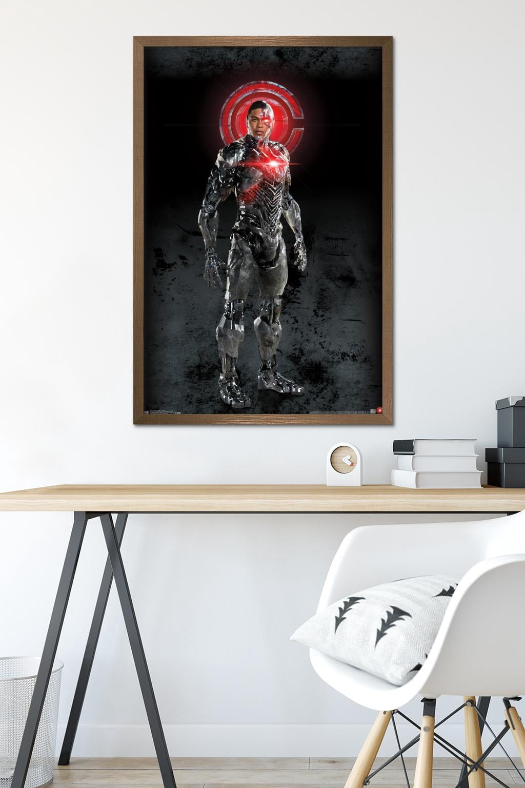 DC Comics Movie - Justice League - Cyborg Wall Poster, 22.375" x 34", Framed