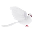 thumbnail image 1 of Pluma de espuma artificial blanca que extiende las alas Simulación de palomas Adorno de boda Ehuebsd Libre de BPA, 1 of 8