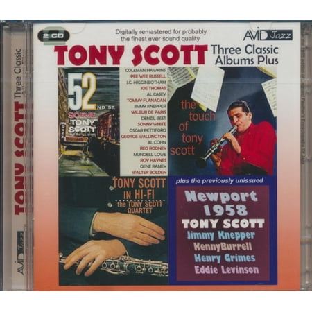THREE CLASSIC ALBUMS PLUS (52ND ST SCENE/TONY SCOTT IN HI-FI/THE TOUCH OF TONY SCOTT) (Best Hi Fi Albums)
