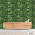 thumbnail image 6 of 6-Pack Artificial Greenery Wall Panels 23.6x15.7 Inch Mixed Leaf Types Green Silk Cloth Foliage Backdrop for Wedding, 6 of 10