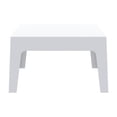 thumbnail image 7 of Compamia Box Resin Patio Coffee Table in White, 7 of 7
