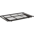 thumbnail image 2 of Beachy Beauty Trundle Contemporary Metal Bed with Rollers, Adjustable, Powder Coated Finish, Twin Size, Black - 70.25" L x 38.5" W x 16.75" H, 2 of 2