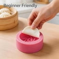 thumbnail image 5 of Dumpling Silicone Mold, Steamed Stuffed Bun Making Maker, Manual Baozi Molding Press,1 Pack, 5 of 5
