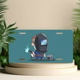 thumbnail image 4 of Cartoon Welder Front License Plate, Metal License Plate, Funny Standard Plates Personalized Novelty Decorative For Men/Women/Boys/Girls Car 6×12 Inch, 4 of 6