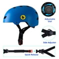 thumbnail image 3 of Rongbenyuan Adult Men Bike Helmet with Carry Bag,Multi-Sport for Scooter Skating Rollerblading, Blue(59-62cm), 3 of 5